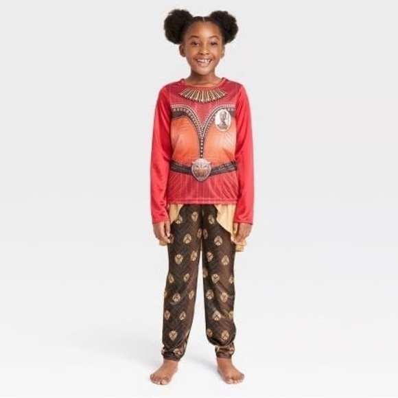 Marvel Studios Black Panther Okoye 2 Piece Fantasy Union Suit Pajama Set - Picture 2 of 9